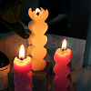 DIY Love Heart Pillar Candle Silicone Mold PW-WG40893-01-2