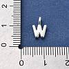 925 Sterling Silver with Cubic Zirconia Charms STER-Q004-01W-S-3