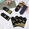 SUPERFINDINGS 4 Pairs 4 Styles Polyester Fiber Epaulettes DIY-FH0007-14A-5