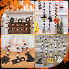 SOFPLATE 240Pcs 6 Styles Natural Wood Beads Strands WOOD-SP0001-03C-5