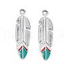CHGCRAFT 40Pcs Alloy Enamel Pendants FIND-CA0005-27A-1