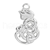 Non-Tarnish 201 Stainless Steel Pendants FIND-PW0004-31P-1