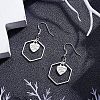 SUPERFINDINGS 320Pcs 4 Colors Ideas for Valentines Day Gifts Tibetan Style Alloy Charms FIND-FH0001-40-2
