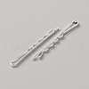 Flower Alloy Rhinestone Tassel Hair Chain Hat for Bridal OHAR-WH20004-01S-2