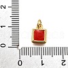 Brass Enamel Charms KK-C106-07G-4