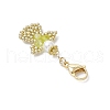 Angel Glass Pearl & Glass Seed Beaded Pendant Decorations HJEW-MZ00210-06-4