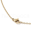 Glass Pendant Necklaces NJEW-MZ00112-01-4