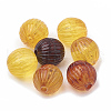 Acrylic Corrugated Beads OACR-N001-09-1