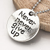 Tibetan Style Alloy Pendants TIBEP-Q078-20AS-RS-6