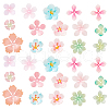 AHADERMAKER 30Pcs 15 Styles Plastic Beads KY-GA0001-33-1
