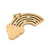 304 Stainless Steel Pendants STAS-K301-02G-2