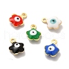 304 Stainless Steel Enamel Charms STAS-G302-01G-1