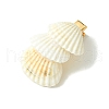 Sea Shell with Iron Alligator Hair Clips PHAR-JH00104-02-2