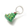 Christmas Theme Brass Enamel Charms KK-R212-15A-P-2