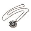 304 Stainless Steel Necklaces NJEW-P293-11P-3