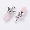 Natural Rose Quartz Pendants G-E397-03P-1