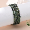 Natural Moss Agate Beads Stretch Bracelets XZ8284-1-2