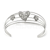 Non-Tarnish 304 Stainless Steel Hollow Open Cuff Bangles BJEW-Q348-03P-08-3