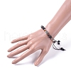 Braided Bead Bracelets BJEW-JB04746-03-5