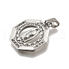 304 Stainless Steel Pendants STAS-B086-09A-P-2