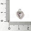 Brass Micro Pave Cubic Zirconia Charms KK-I276-41P-3
