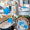 CREATCABIN 4Pcs 2 Styles Plastic Outdoor Water Bag AJEW-CN0002-71-6