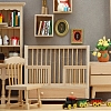 Wood Crib Bed Miniature Ornaments PW-WGC84EF-01-2