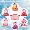 SOFPLATE 50pcs Large Organza Pouches Portable Shoes Bag Travel Storage Drawstring Bags OP-SP0001-03C-04-6