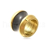 304 Stainless Steel Enamel European Beads STAS-R140-22G-1