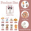  16Pcs 8 Styles Opaque Resin Pendants RESI-TA0002-23-8