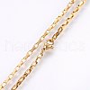 304 Stainless Steel Box Chain Necklaces NJEW-F226-07G-06-2