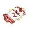 Mother's Day Alloy Enamel Pendants PALLOY-V001-02C-2
