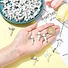 60Pcs 10 Style Acrylic Alloy Pendants PALLOY-CJ00047-4