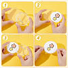 Acrylic Button Pin Badge TACR-WH0021-14A-3