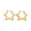 Ion Plating(IP) 304 Stainless Steel Hoop Earrings for Women EJEW-P279-19G-1