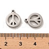Non-Tarnish 304 Stainless Steel Charms STAS-L022-137P-3
