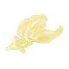 Brass Filigree Pendants KKC-T003-09G-2
