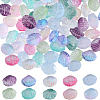 SUNNYCLUE 100Pcs 10 Colors Transparent Handmade Lampwork Beads LAMP-SC0001-30-1