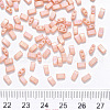 2-Hole Baking Painted Glass Seed Beads SEED-S031-M-596-3