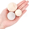Natural Wooden Round Ball WOOD-PH0001-17-WH-4