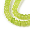 Dyed Natural White Jade Beads Strands G-T139-59A-12-3