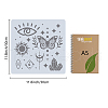PET Plastic Drawing Painting Stencils Templates DIY-WH0244-112-2