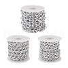  13M 3 Style Aluminium Cable & Textured Curb Chains CHA-TA0001-20-2