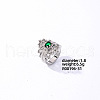 Brass Rhinestones Finger Rings for Women KK6620-5-1