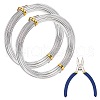 DIY Wire Wrapped Jewelry Kits DIY-BC0011-81C-02-1