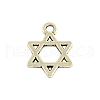 Tibetan Style Alloy Charms TIBEP-A36510-AS-NR-1