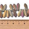 Electroplate Glass Beads Strands EGLA-P057-03A-FR02-4