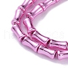 Electroplate Glass Beads Strands EGLA-Q128-13A-3