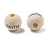 Schima Wood European Beads WOOD-G023-02B-2