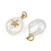 Natural Keshi Pearl Pendants STAS-Z136-01G-02-2